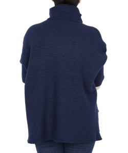 14570 DLF ROUND CHOKER NECK PULLOVER NAVY BLUE (5)
