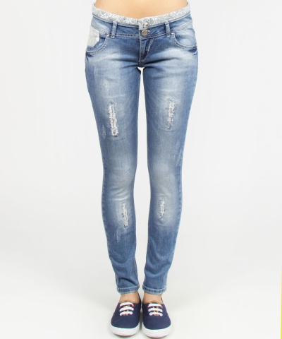 Джинсы женские BLUE&WHITE 24951