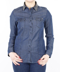 15538 DLF PRINTING MERCIREZED SHIRT NAVY BLUE&WHITE (2) + BATT_1