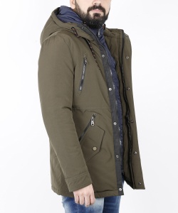 4707 ENR PADDING OVERCOAT KHAKI (4)