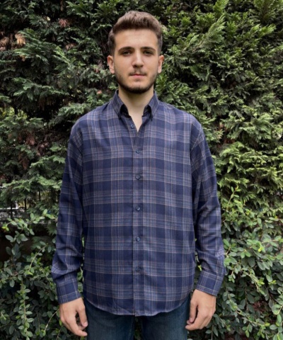 Рубашка мужская PANTAMO JEANS 42088