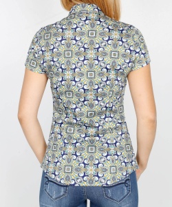 15504 DLF PRINTING MERCERIZED SHIRT NAVY BLUE (3)_1