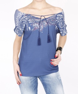 21397 DLF COTTON T-SHIRT NAVY BLUE (1)