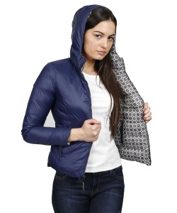 30021 DLF PRINTING REVERSIBLE DOWN OVERCOAT BEIGE (6)