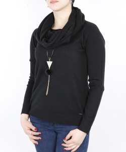 14567 DLF ROUND NECK PULLOVER BLACK (2)