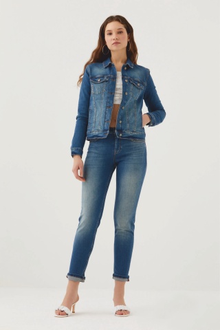 Куртка джинсовая женская PANTAMO JEANS 33445
